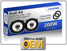 Audi A4 Front Door speakers