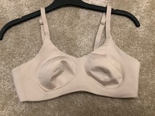 M & S Non wired Flexfit ALMOND Full Cup Bra BNWOT Multi-way comfort straps  32B