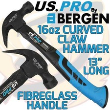 US PRO 16oz Claw Hammer 454g
