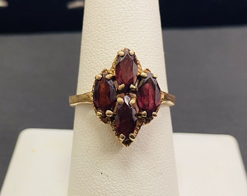 Garnet 10k gold vintage - 10k,