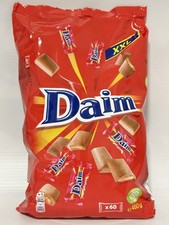 Daim Mini Chocolate Bars 460g Bag (60 Pieces) – Milk Chocolate Almond Caramel