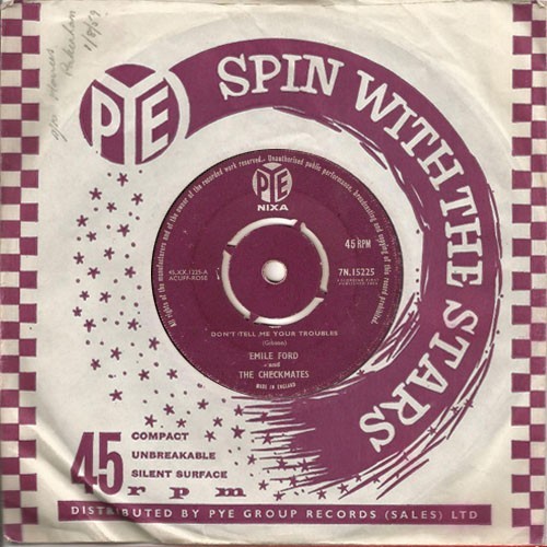 Emile ford don tell - tell, me