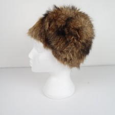 vintage ladies real fur hat