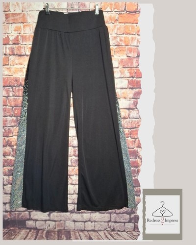 Womens black wide leg - wide,