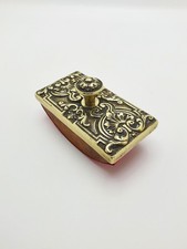 Antique Edwardian Brass & Wood