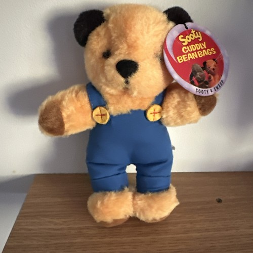 Vintage sooty cuddly beanbag - vintage,
