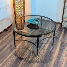 Large Round Mid Century