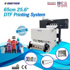 25.6" DTF Printer+Powder Shaker&Oven T-shirt Printing Epson I3200 2400dpi+Bonus