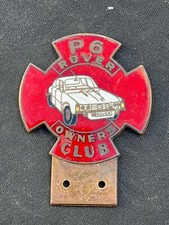 Rover P6 Owner Club Motor Automobile Car Badge Enamel Emblem
