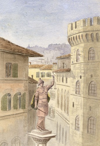 Piazza santa trinita - trinita, window