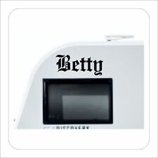 CARAVAN NAME STICKER | PERSONALISED | Motorhome | OLD ENGLISH FONT (BB004)