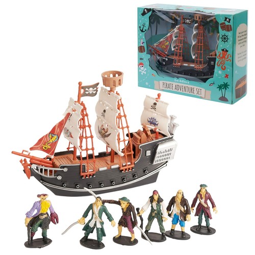 Pirate ship playset pretend - playset,