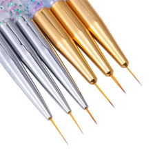 3pcs Nail Art Brush Pen Line Drawing Painting Liner Thin Brushes 7/9/11mm
