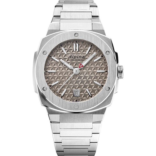 Alpina silver unisexs analogue - silver,