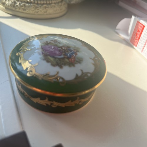 Vintage limoges lidded trinket - vintage,