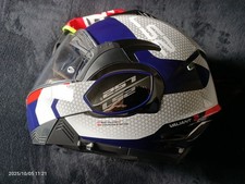 LS2 FF900 VALIANT II 2 Citius Red White Blue 180° modular motorcycle helmet