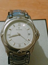 Festina Quartz Watch All Stainless Steel Great Conditions New Battery Fitted 