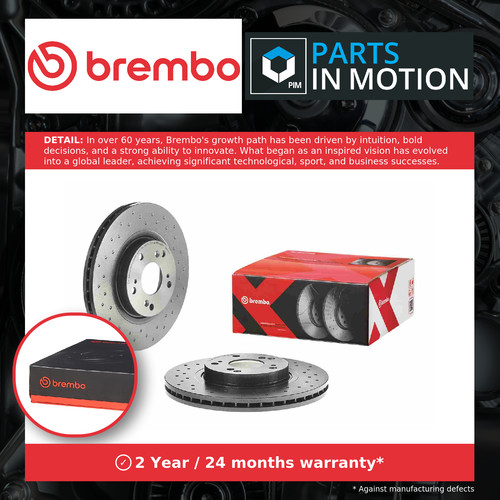 Brake discs pair - discs,