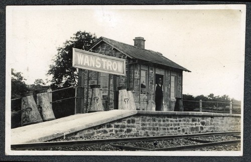 Wanstrow railway station gwr - railway,