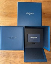Genuine Longines Watch Box With Booklet (3 Part Box)