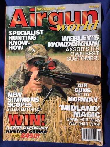 Airgun world nov 1999 - airgun, webley