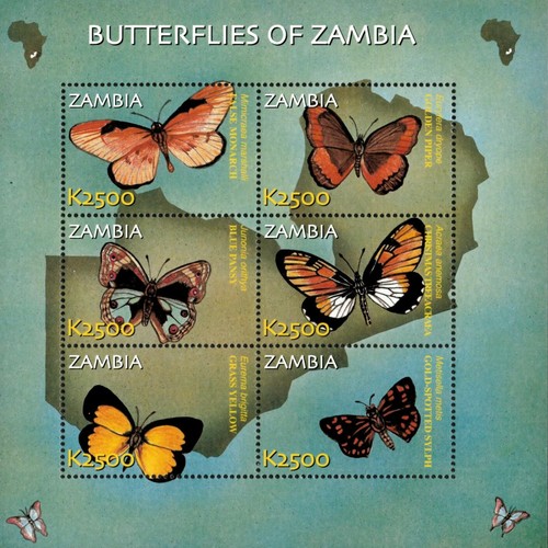 Zambia 2002 butterflies of - 2002,