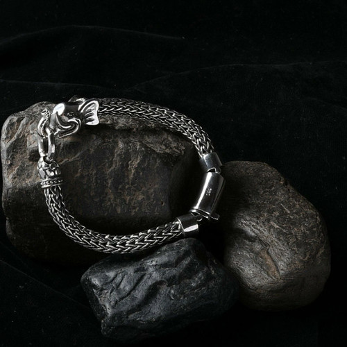 Elephant snake chain bracelet - snake,