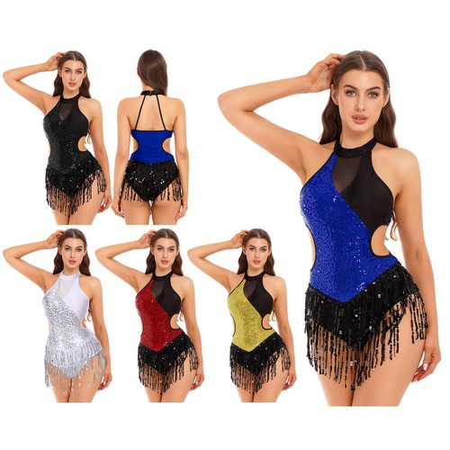 Women sequin fringe latin - fringe,