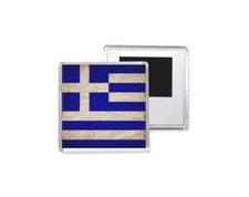 Greece Flag Fridge Magnet -