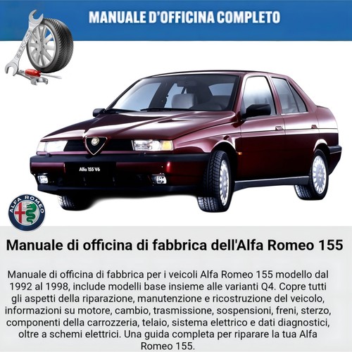 Workshop manual alfa romeo 155 - manual,