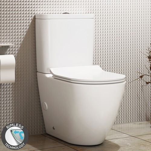 Close coupled rimeless - close, toilet