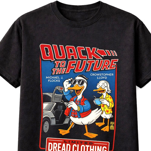 Quack the future funny duck - quack,