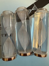 John Lewis Oslo LED Set Of 3 Arm Replacement Glass Shades  (see description)