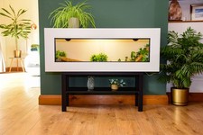 4ft x 16" x 18" Modern White