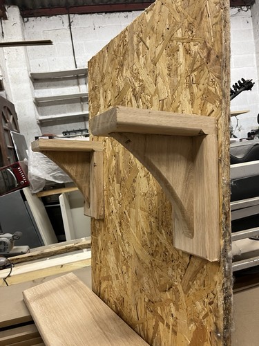 Custom made oak shelving - custom,