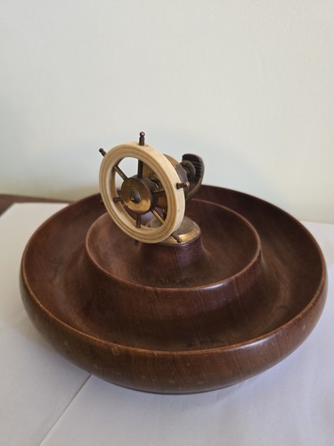 Ships wheel nutcracker bowl - ships,