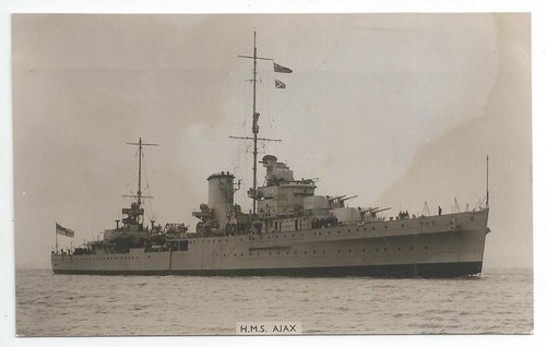Hms ajax leander class - ajax,