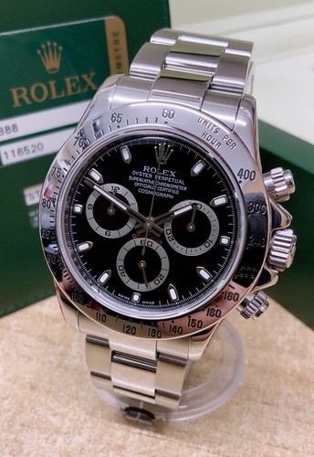 Rolex daytona 116520 stainless - rolex,