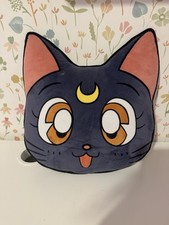 OFFICIAL SAILOR MOON LUNA CAT PILLOW CUSHION NEW