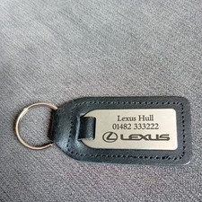 Lexus hull leather keyring - hull,