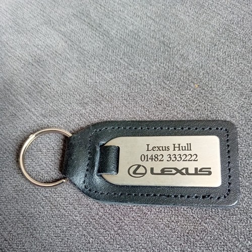 Lexus hull leather keyring - lexus,
