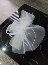 White Fascinator On Headband