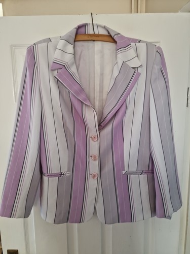 Ladies pink and white lined - ladies,