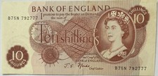 Shilling note fforde ten - 10,