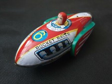 Vintage Style Tin Plate Rocket