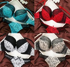 UK Women Sexy Push up Padded