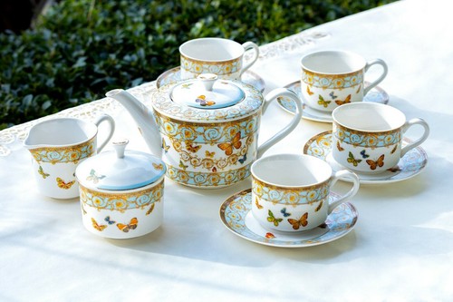 Grace teaware butterflies with - teaware,