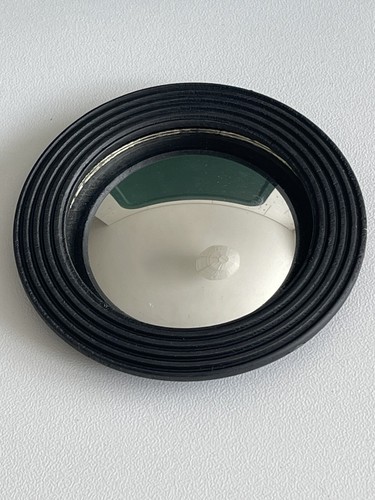 Vintage convex round mirror - vintage,