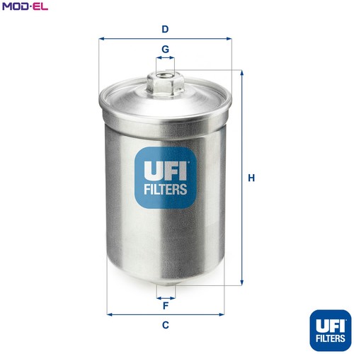 Fuel filter 502 for gaz - 31.502.00,
