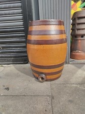 Vintage stoneware barrel water - vintage,